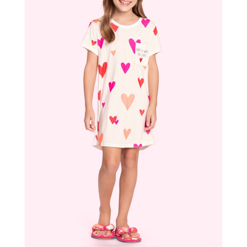 Camisola-Infantil-Lua-Lua-Sublime-Touch-Coracoes