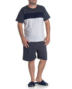 Pijama-Plus-Size-Masculino-Toque-Algodao-Recorte