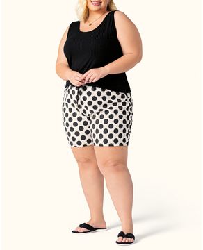 Pijama-Plus-Size-Feminino-Lua-Encantada-Algodao-Poa