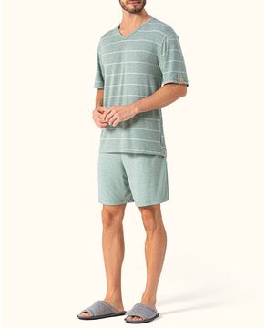 Pijama-Masculino-Curto-Lua-Encantada-Viscolycra-Listras