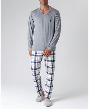 Pijama-Masculino-Lua-Cheia-Viscolycra-Calca-Xadrez