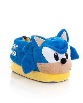 Pantufa-Sonic-3D-Zona-Criativa-Antiderrapante