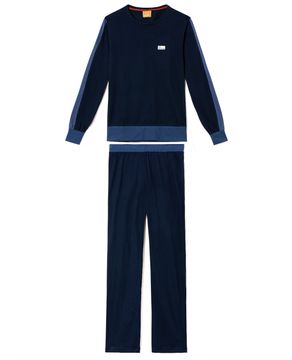 Pijama-Masculino-Lua-Encantada-Algodao-Faixa