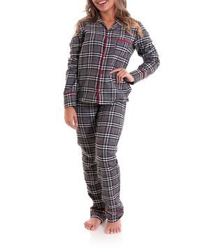 Pijama-Americano-Moon-Fio-Tinto-Flanelado-Xadrez