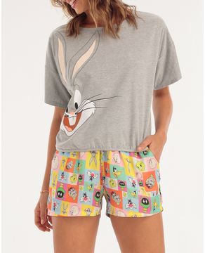 Pijama-Feminino-Acuo-Algodao-Short-Cetim-Pernalonga