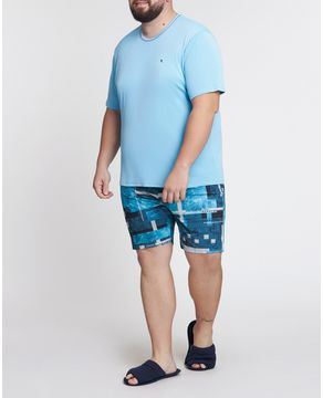 Pijama-Plus-Size-Masculino-Recco-Microfibra-Grafismo