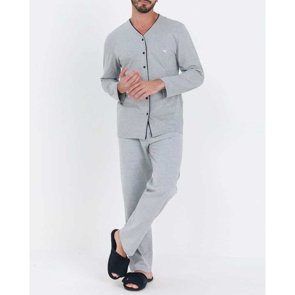 Pijama-Longo-Aberto-Masculino-Acuo-Algodao-Vies