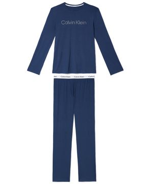 Pijama-Masculino-Longo-Calvin-Klein-Viscolight-Logo