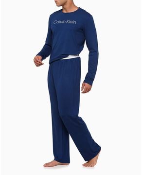 Pijama-Masculino-Longo-Calvin-Klein-Viscolight-Logo