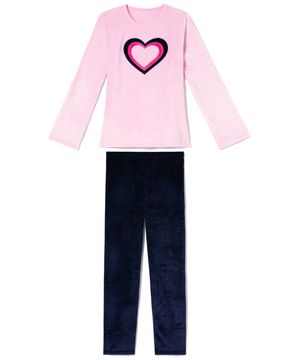 Pijama-Feminino-BCJN-Soft-Fleece-Coracao