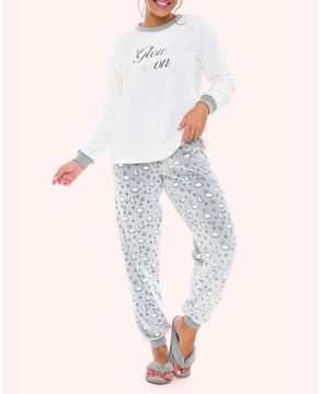 Pijama-Feminino-BCJN-Soft-Fleece-Calca-Luas-Punhos