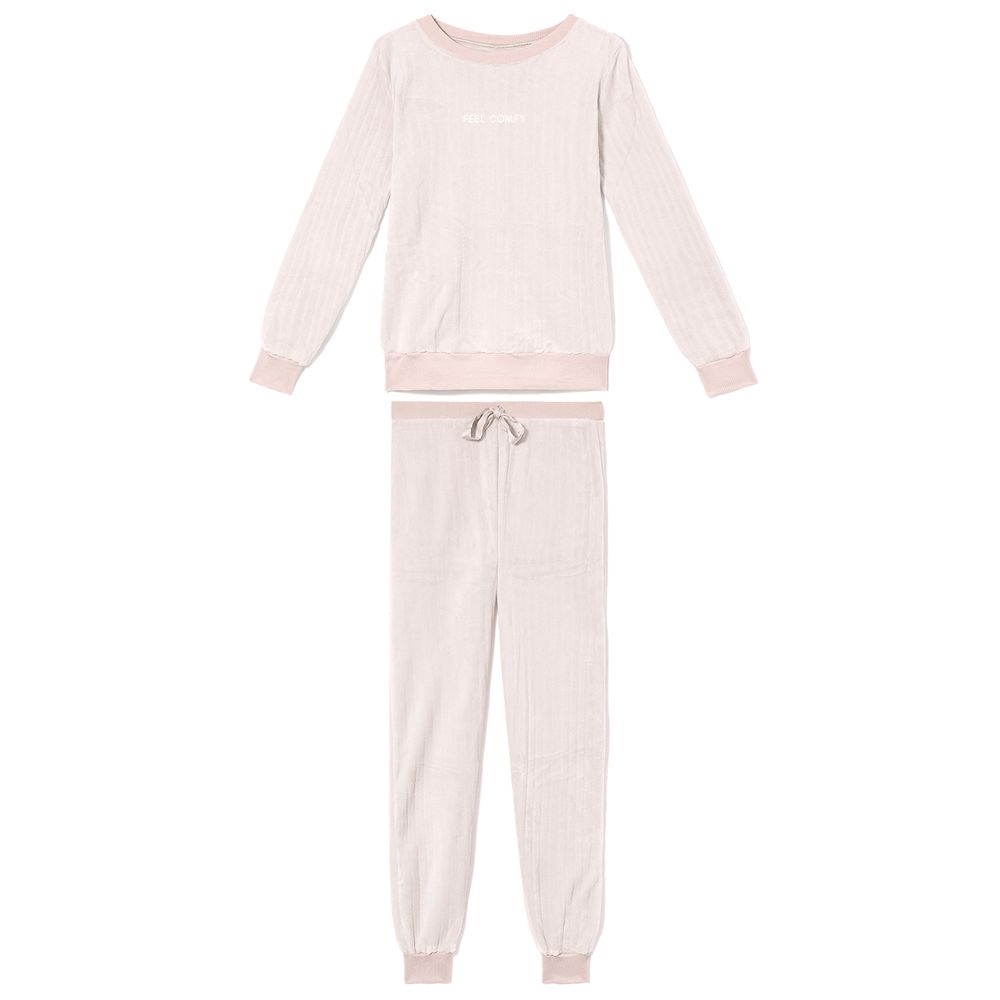 Pijama-Feminino-Lua-Lua-Soft-Fleece-Canelado