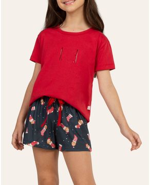 Pijama-Infantil-Feminino-Lua-Encantada-Algodao-Familia-Natal