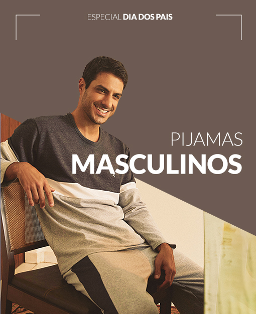 pijamas masculinos