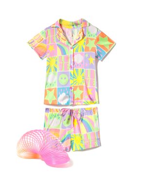 Pijama-Americano-Infantil-Acuo-Cetim-Gloss-Candy