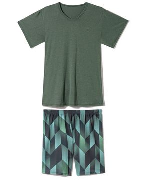 Pijama-Masculino-Microdry-Amni®-Recco-Geometrico