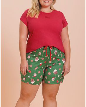 Pijama-de-Natal-Plus-Size-Lua-Encantada-Algodao