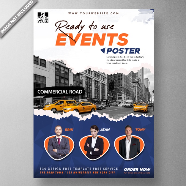 Freepik – Corporate event poster Free Psd [PSD] – Pikdone