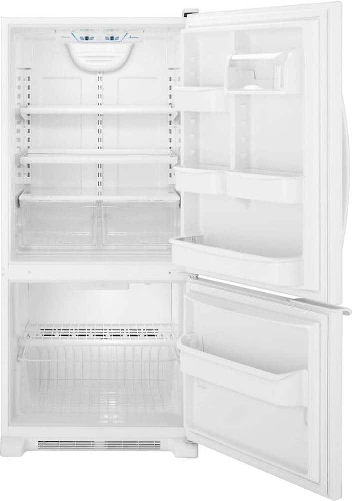 Amana 18.7 Cu. Ft. Bottom-Freezer Refrigerator White ABB1921BRW - Best Buy