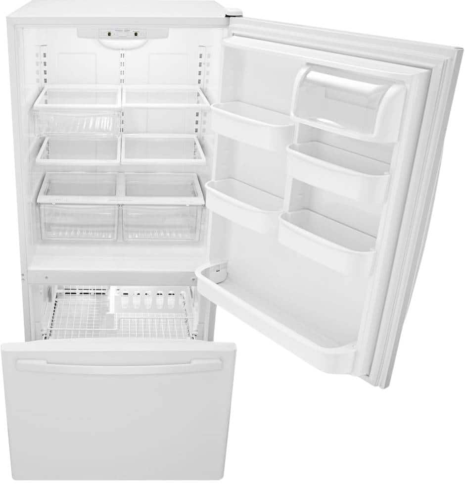 Best Buy: Amana 22.1 Cu. Ft. Bottom-Freezer Refrigerator White ABB2224BRW