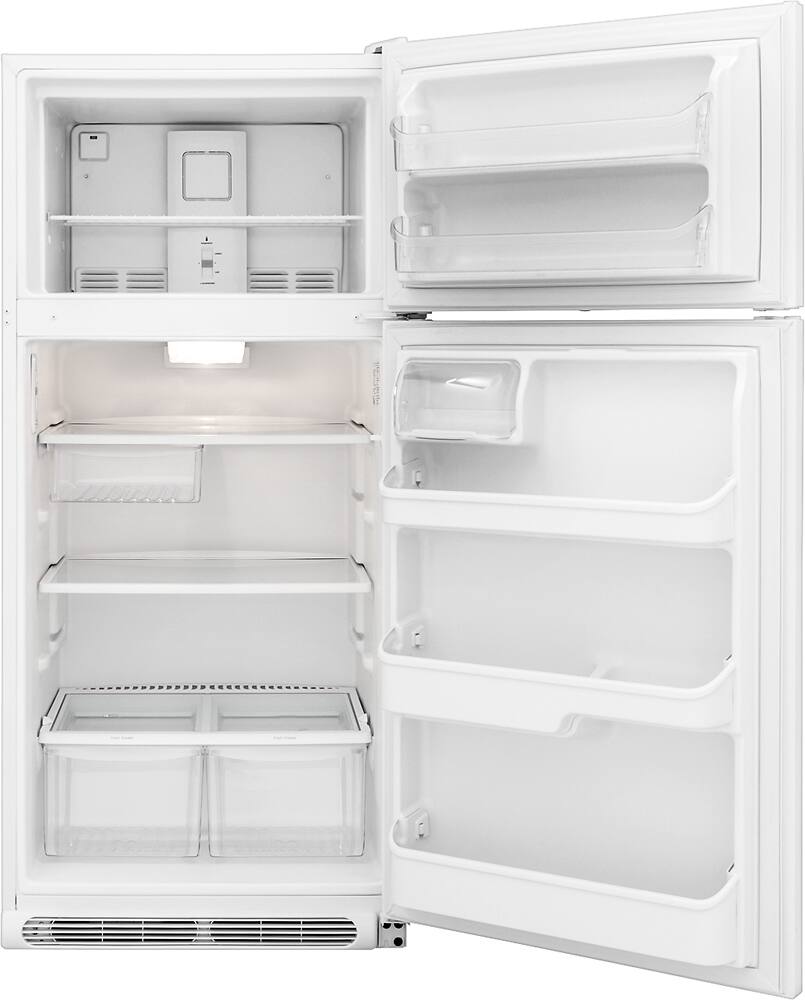 Frigidaire 20.5 Cu. Ft. Top-Freezer Refrigerator White FFTR2131QP ...