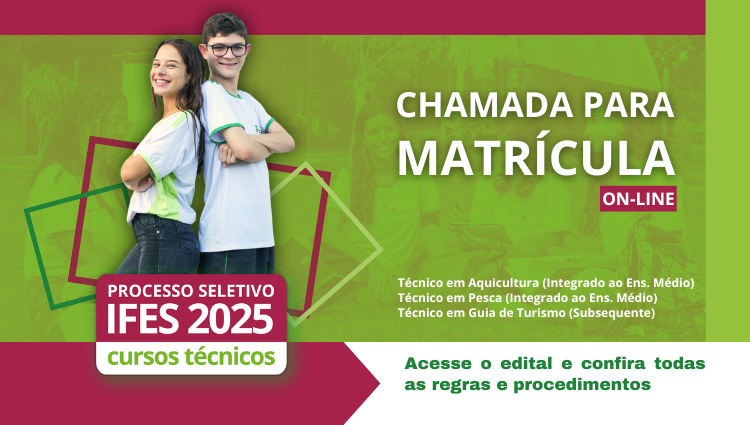 Chamada para Matrícula Cursos Técnicos 2025