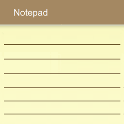 Дүрс тэмдгийн зураг Notepad - simple notes