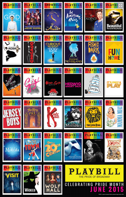 2015 Playbill Pride Poster