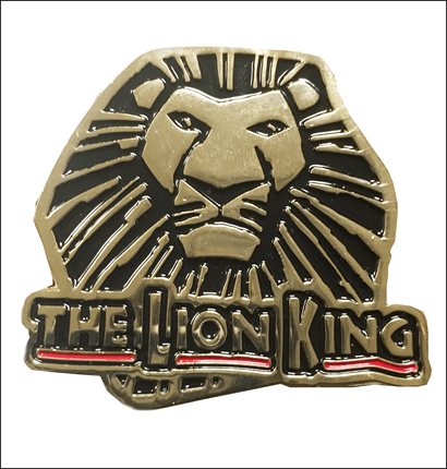 The Lion King the Broadway Musical - Simba Logo Metallic Metal Magnet