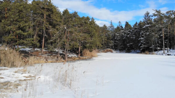 Lake Colle in winter