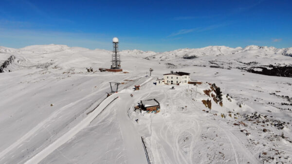 Rittner Horn aus der Luft