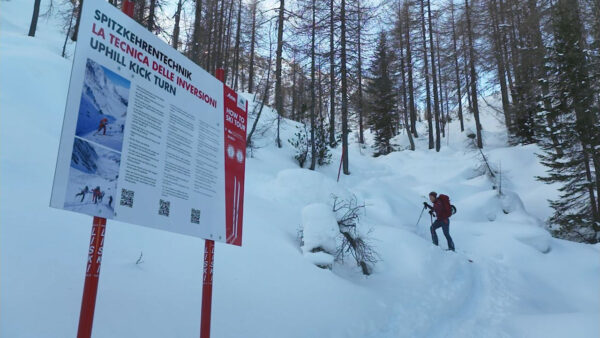 Skitourenlehrpfad in Sexten