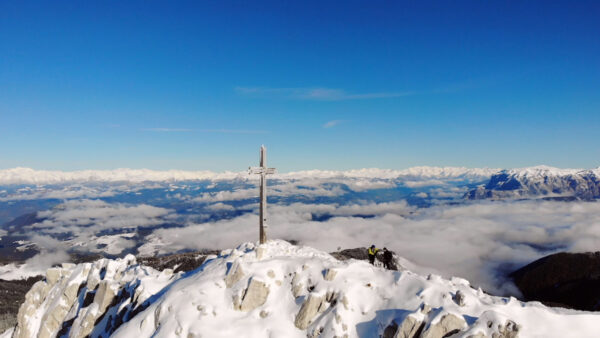 Corno Bianco in winter