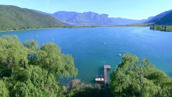 Lake of Caldaro as seen from above