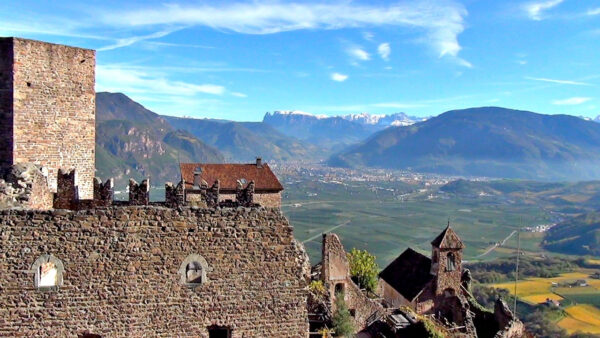 Appiano Castle as seen from above