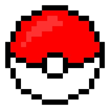 8 Bit Pokeball Png