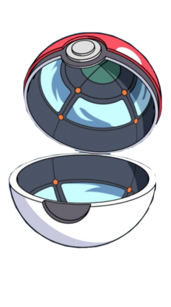 Opened Pokeball Png