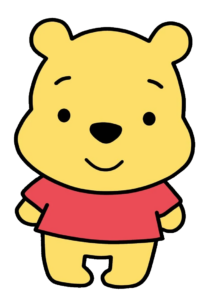 Cute Kawaii Winnie the Pooh Bear Png