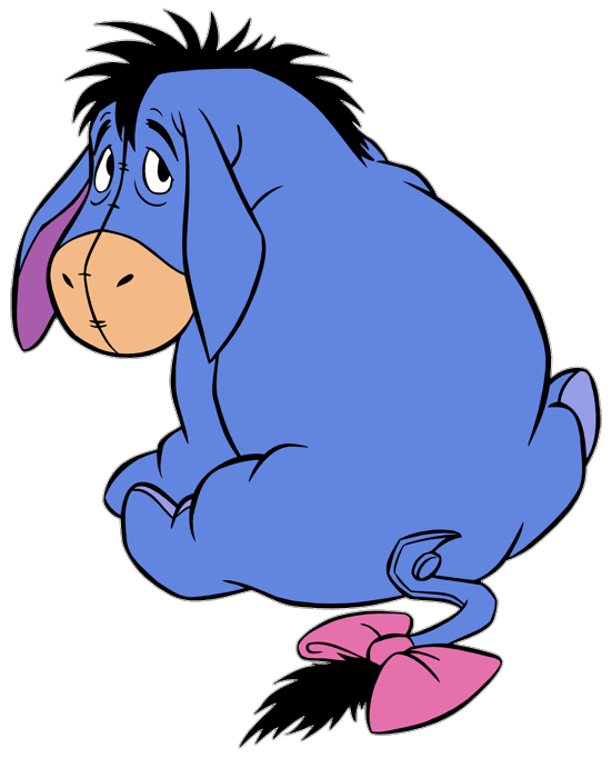 Winnie the Pooh Eeyore Vector Png