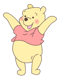 Kawaii Winnie the Pooh Bear Png