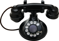 Old telephone PNG