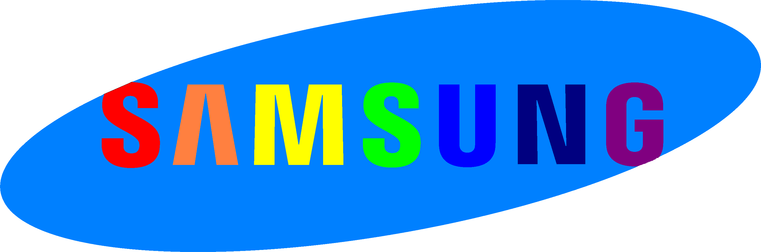 Samsung logo PNG transparent image download, size 2963x984px