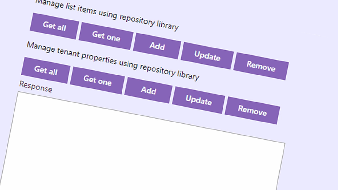 Library component samples &amp; tutorials