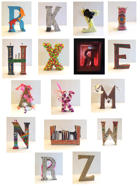 Printable Letter Art