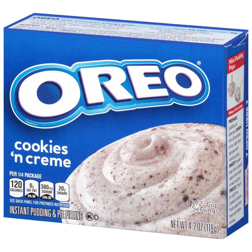 Jell-O Oreo Cookies & Cream Instant Pudding Mix - 4.2oz (119g)