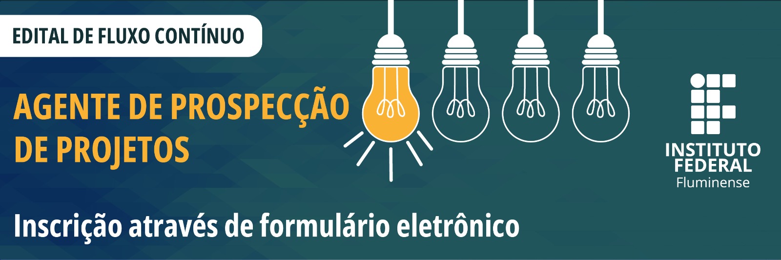 Servidores e estudantes poderão se inscrever a qualquer tempo para atuar na busca de projetos de PD&I para o PICG.