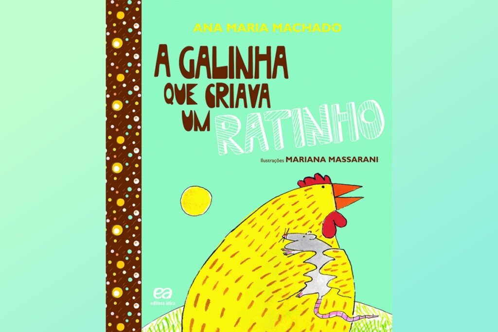 Capa do livro "A Galinha que Criava um Ratinho"