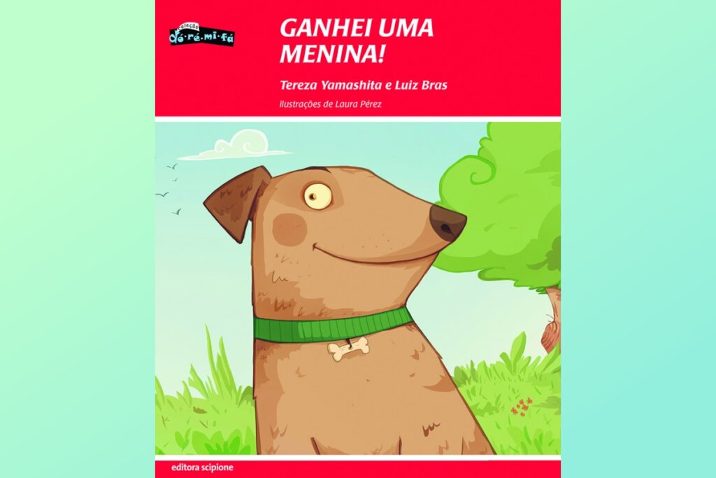 Capa do livro "Ganhei Uma Menina!"