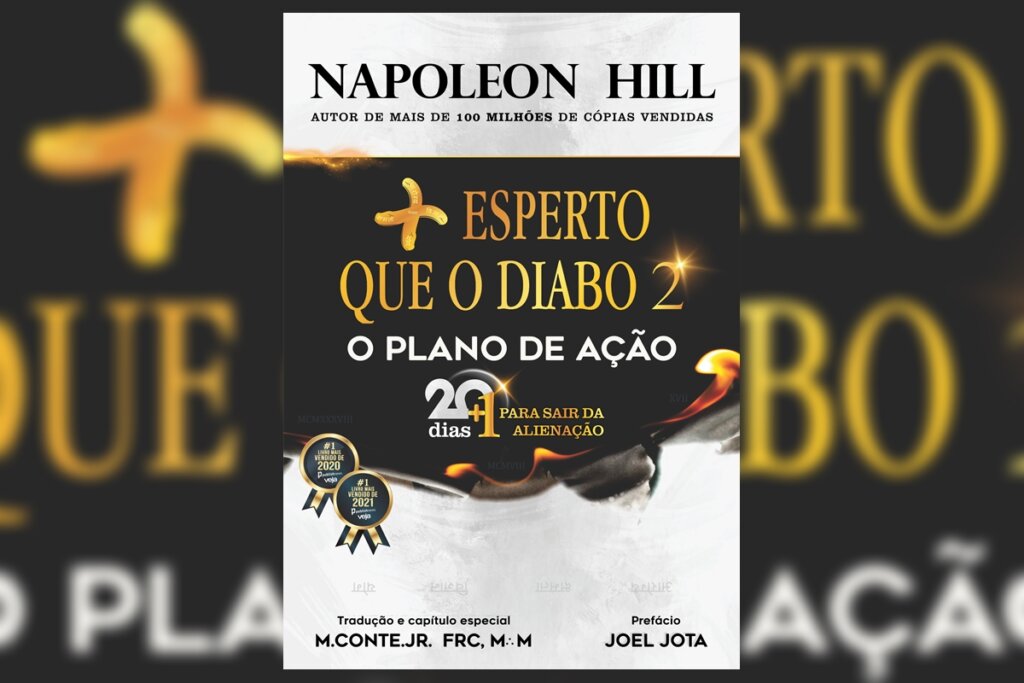 Capa do livro em preto e branco com o nome do livro e do autor em amarelo dourado