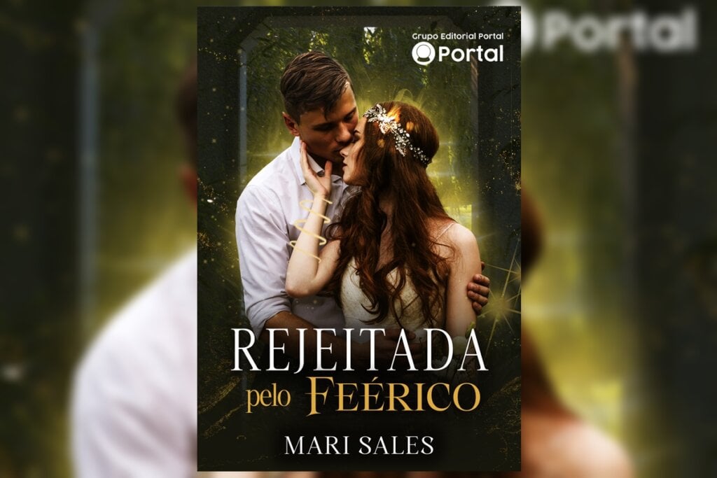 Capa de livro com casal abraçado e título e nome do autor